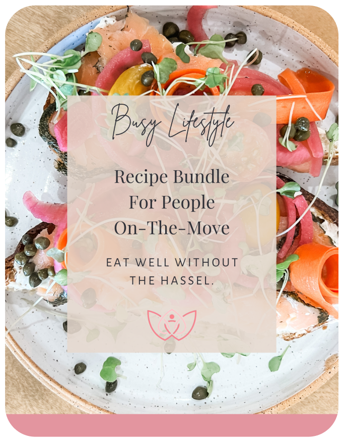 8 nutrition - Busy Lifestyle Recipe Pack.